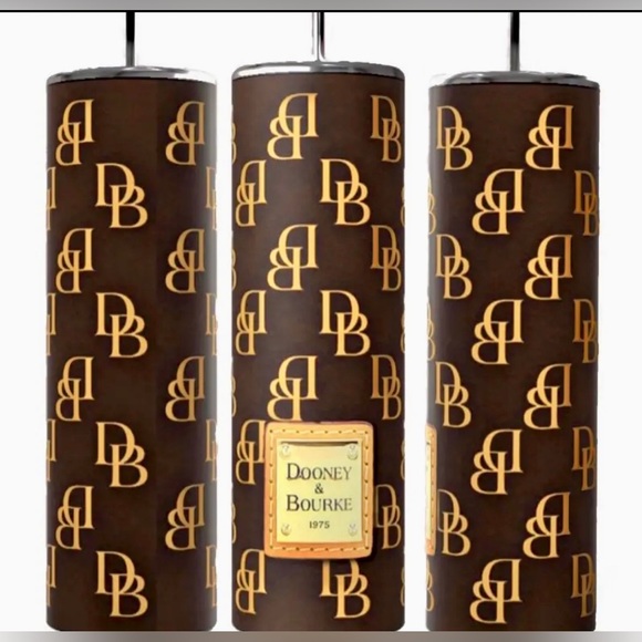 Dooney and Bourke Inspired 20oz Stainless Steel Wrapped Tumbler - Picture 4 of 5